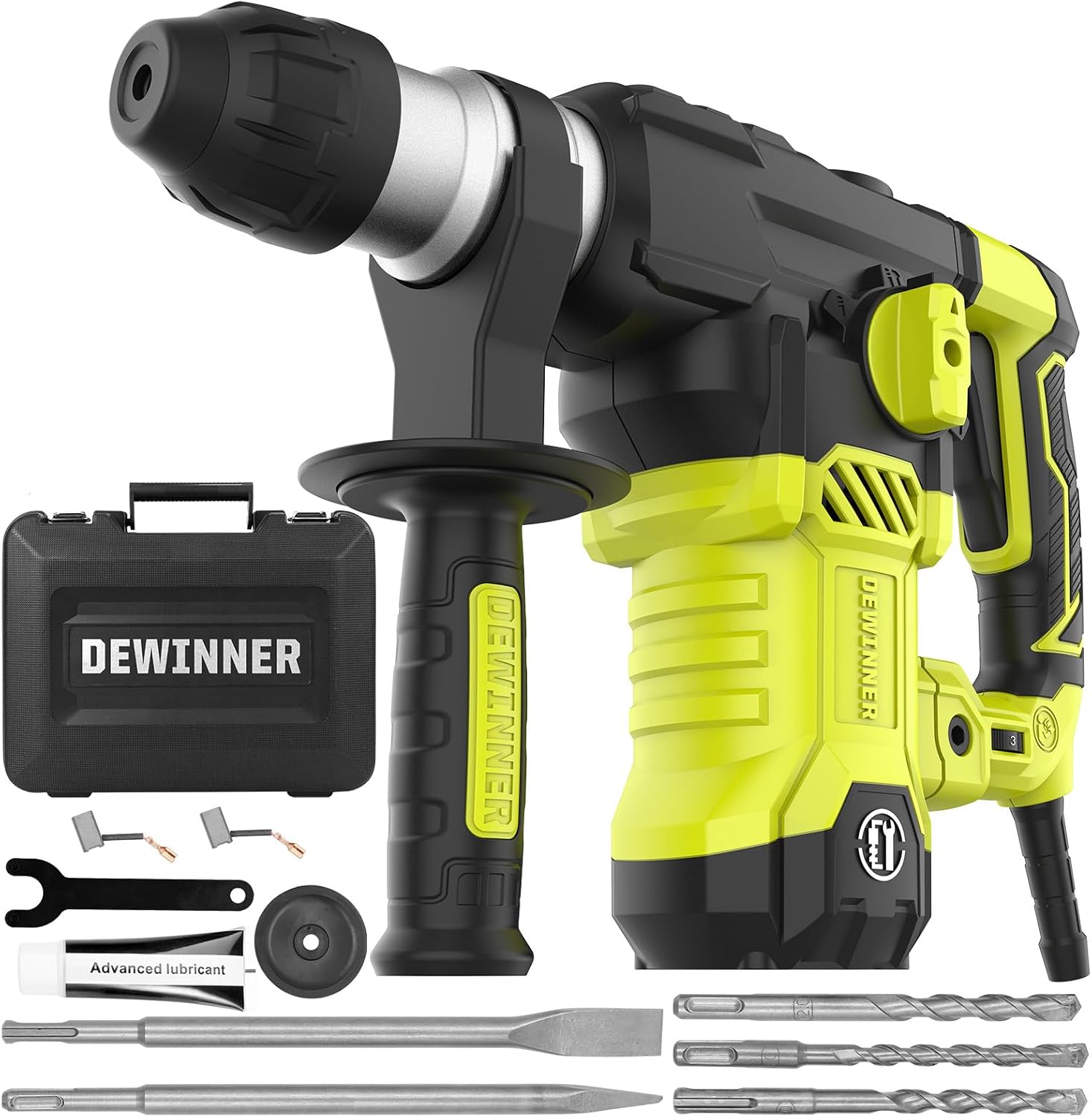 Dewinner Martello Perforatore SDS-Plus 1500W 5,5J