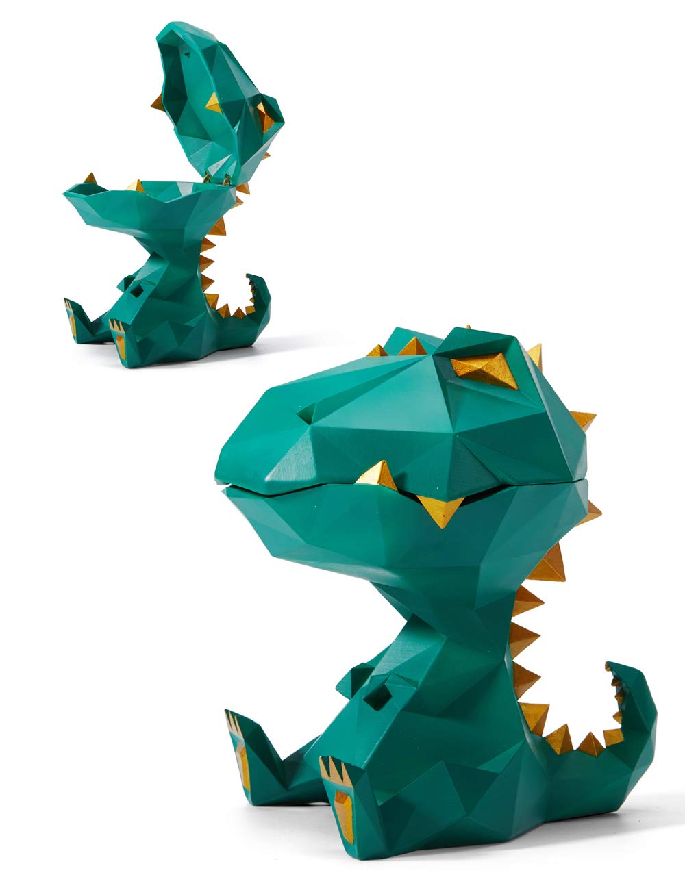 Amoy-Art Piatto Caramelle Dinosauro Statuetta Resina 18cm