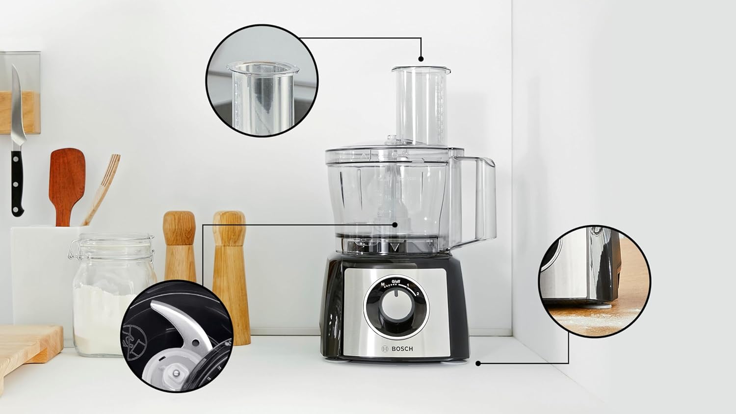 Bosch Robot da Cucina Compatto MCM3501M 800W - immagine 2