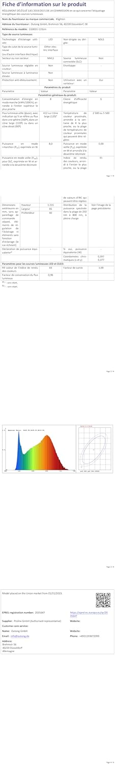 Klighten Lampada da Parete LED 8W Dimmerabile, Antracite - immagine 10