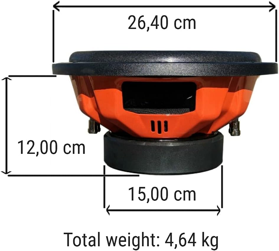 Sp Audio 1 SP-10CW - Subwoofer Auto 25cm DVC 2+2 Ohm - immagine 3