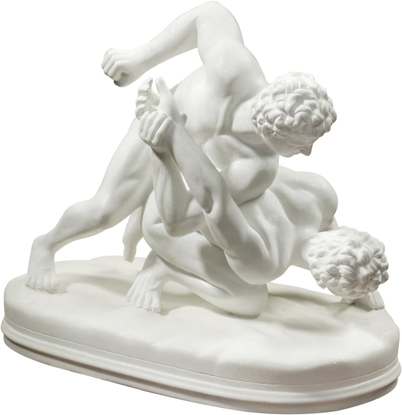 Design Toscano PD1908 - Statua Lottatori Greci, Bianco - immagine 1