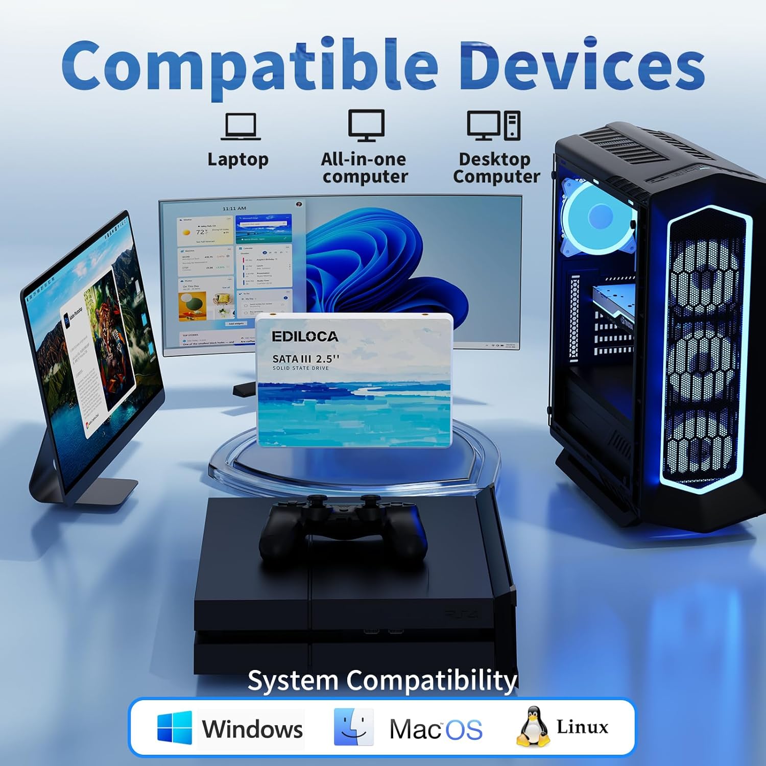 SSD Interno 2.5" SATA III 2TB (ES580E) - immagine 5