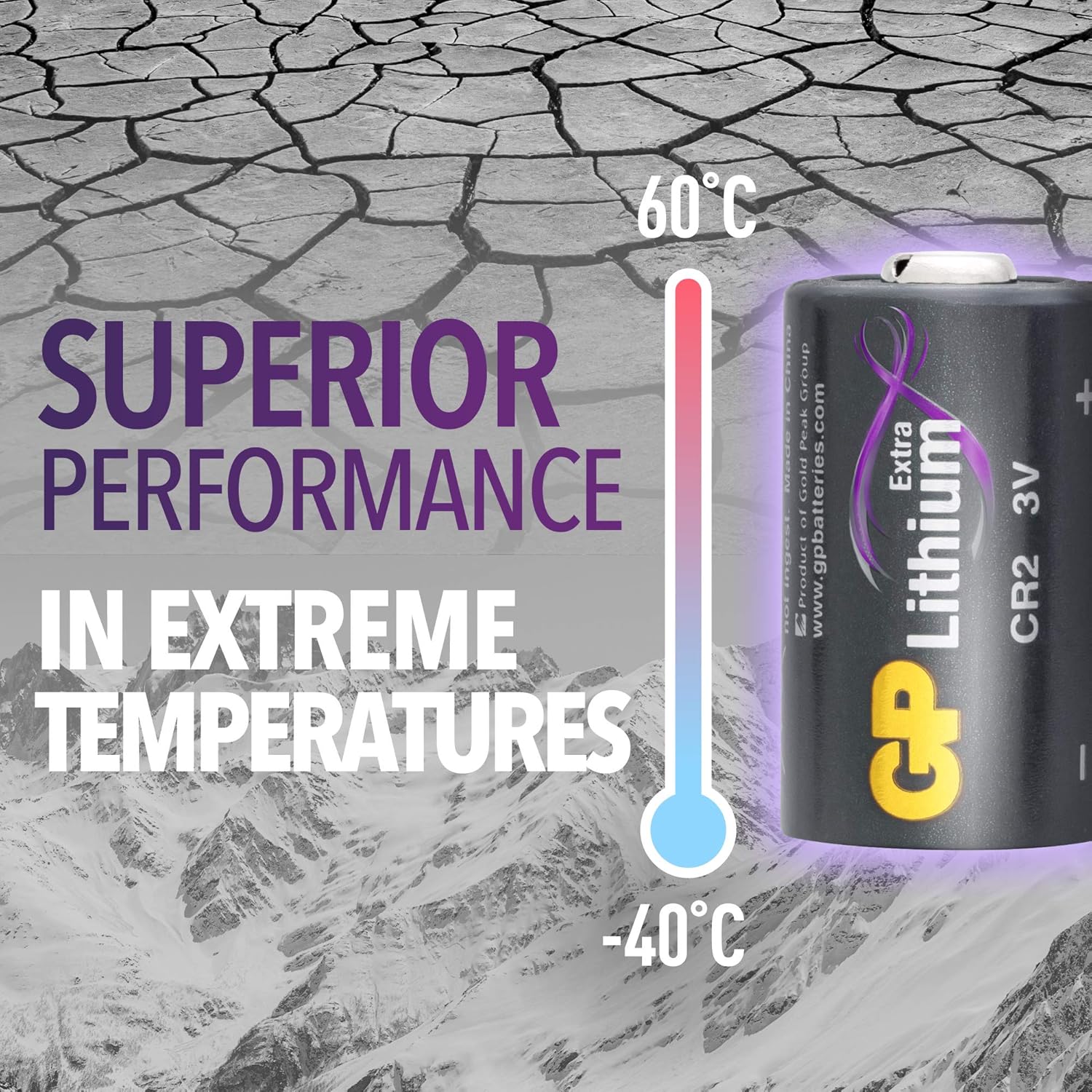 Gp Extra - Set 10 Pile al Litio CR2 da 3V - immagine 4