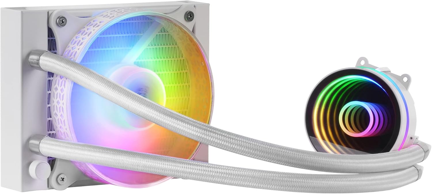 Mars Gaming ML-ONE120 - Raffreddamento a Liquido CPU, Bianco - immagine 1