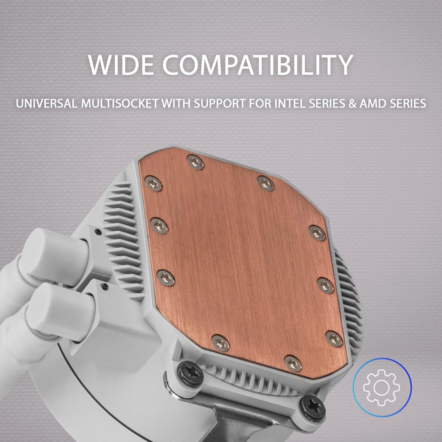 Mars Gaming ML-ONE120 - Raffreddamento a Liquido CPU, Bianco - immagine 5