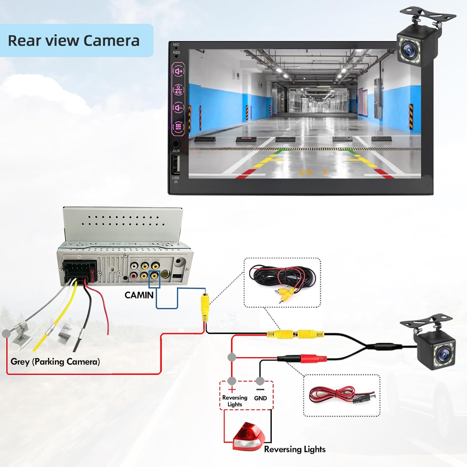 Autoradio 1 DIN con Schermo 7 Pollici CarPlay & Android Auto - immagine 6