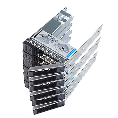 Heretom - Confezione 6 Caddy HDD 3,5" SAS/SATA per Dell