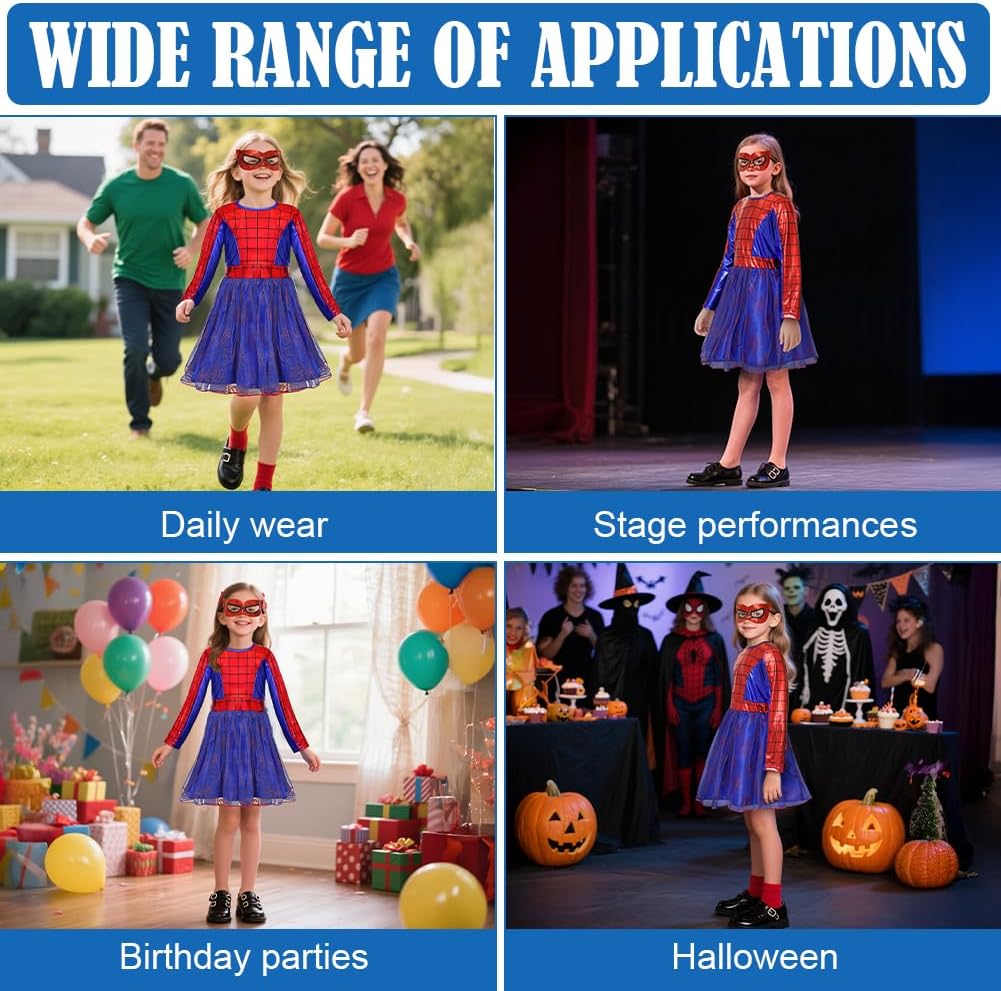 Costume da Ragno per Bambini con Maschera - immagine 7