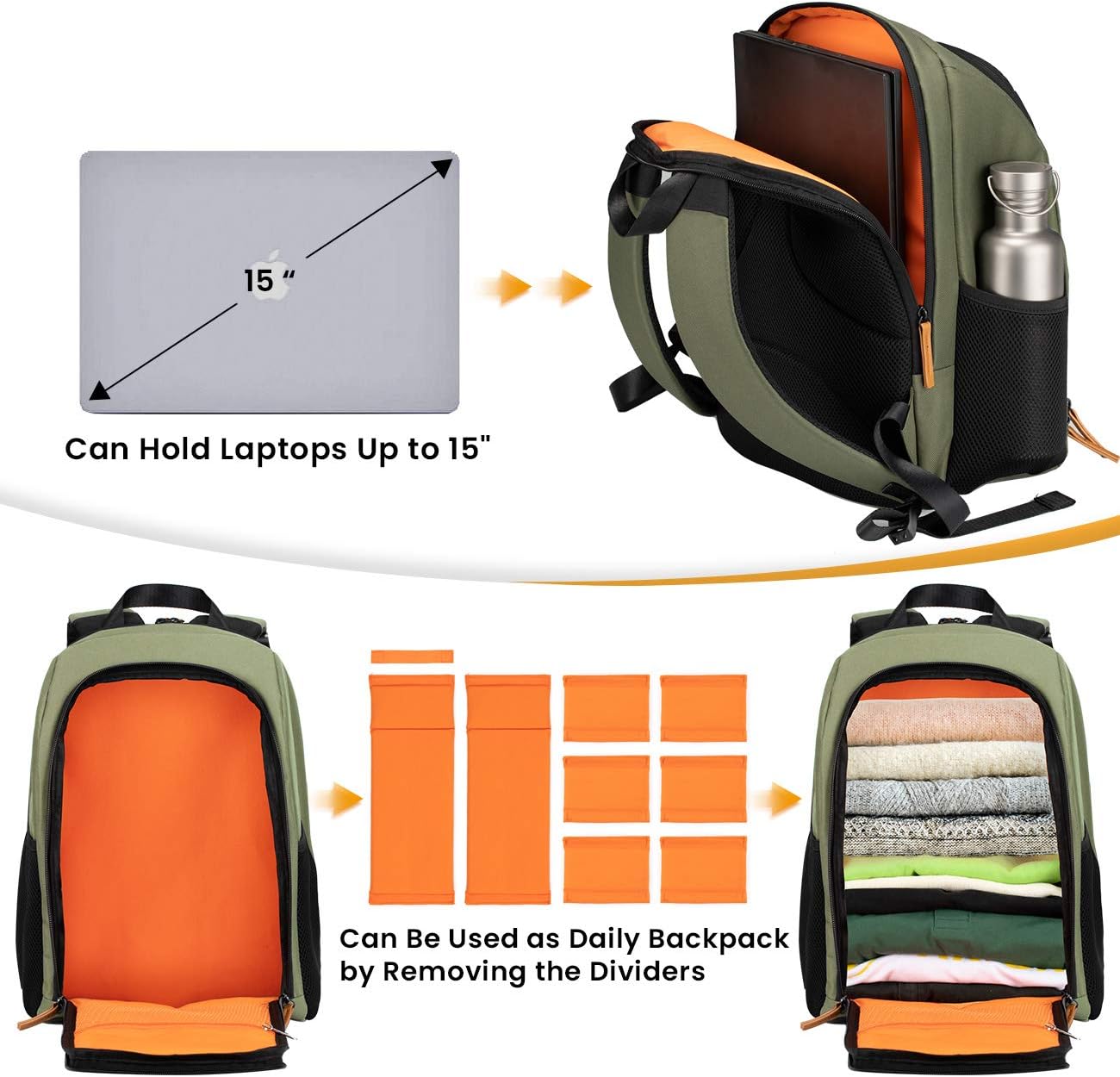 TARION TB-02 Zaino Fotografico Impermeabile - immagine 3