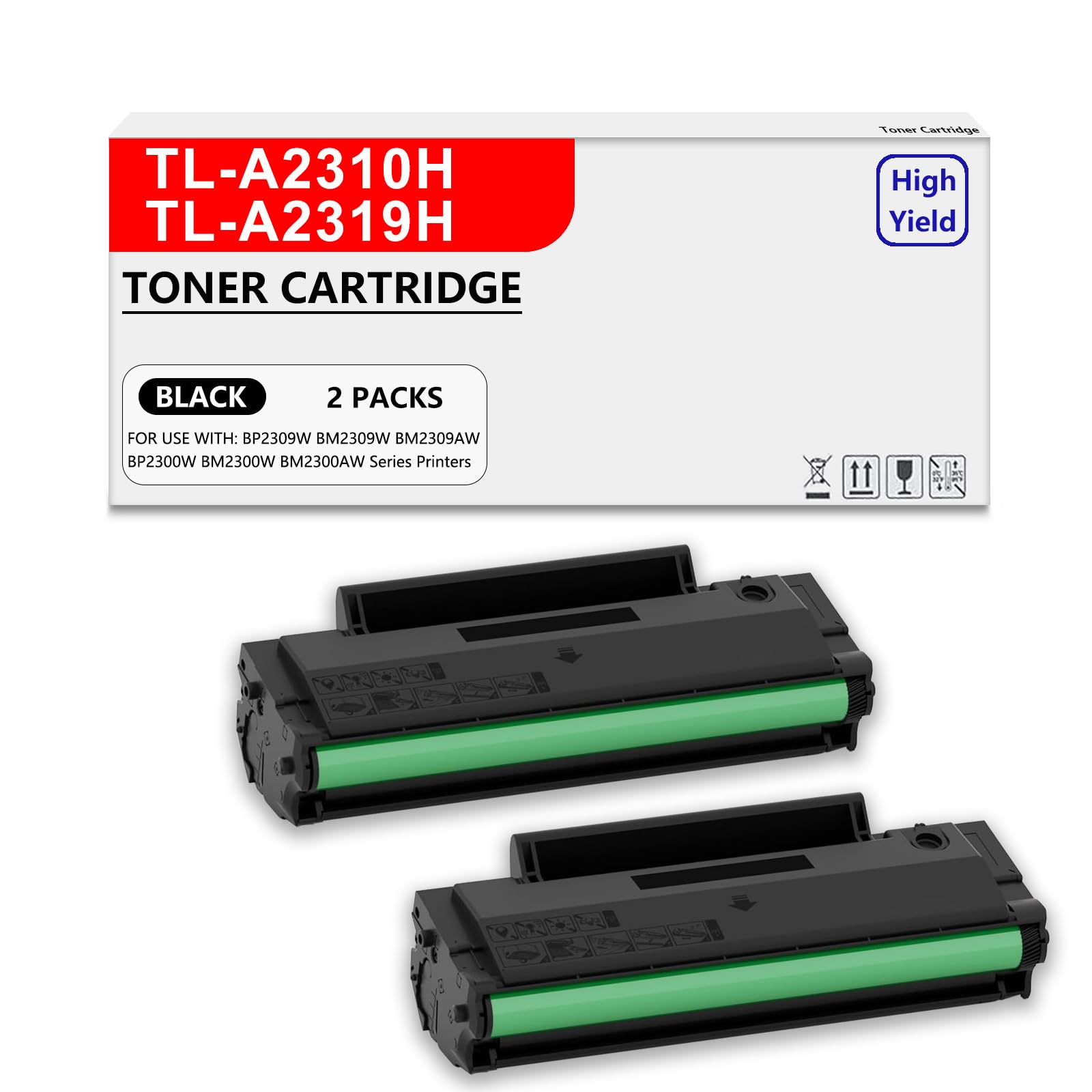 Aprone TL-A2310H/TL-A2319H - Cartuccia Toner Compatibile (2 Nero)