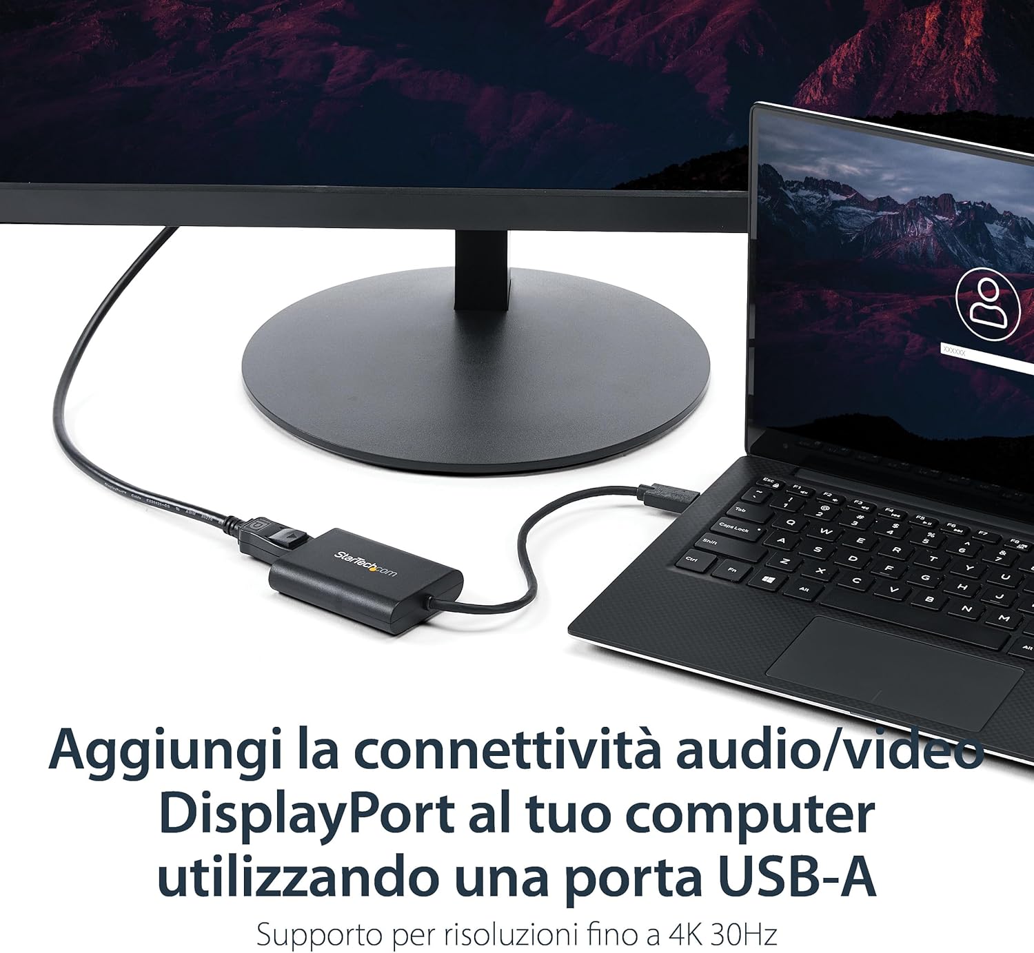 Startech.com Adattatore USB a DisplayPort 4K 30Hz - immagine 2