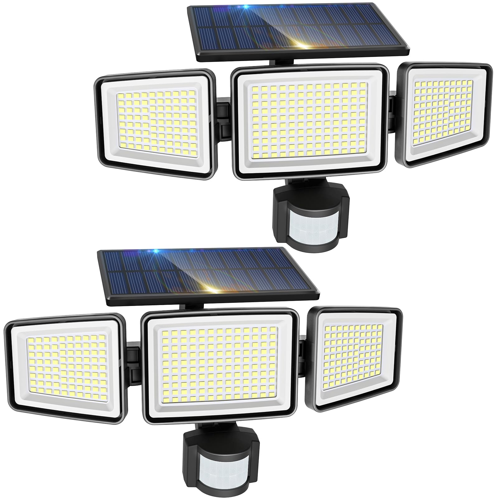 Nipify Faretto Led da Esterno Solare 302LED