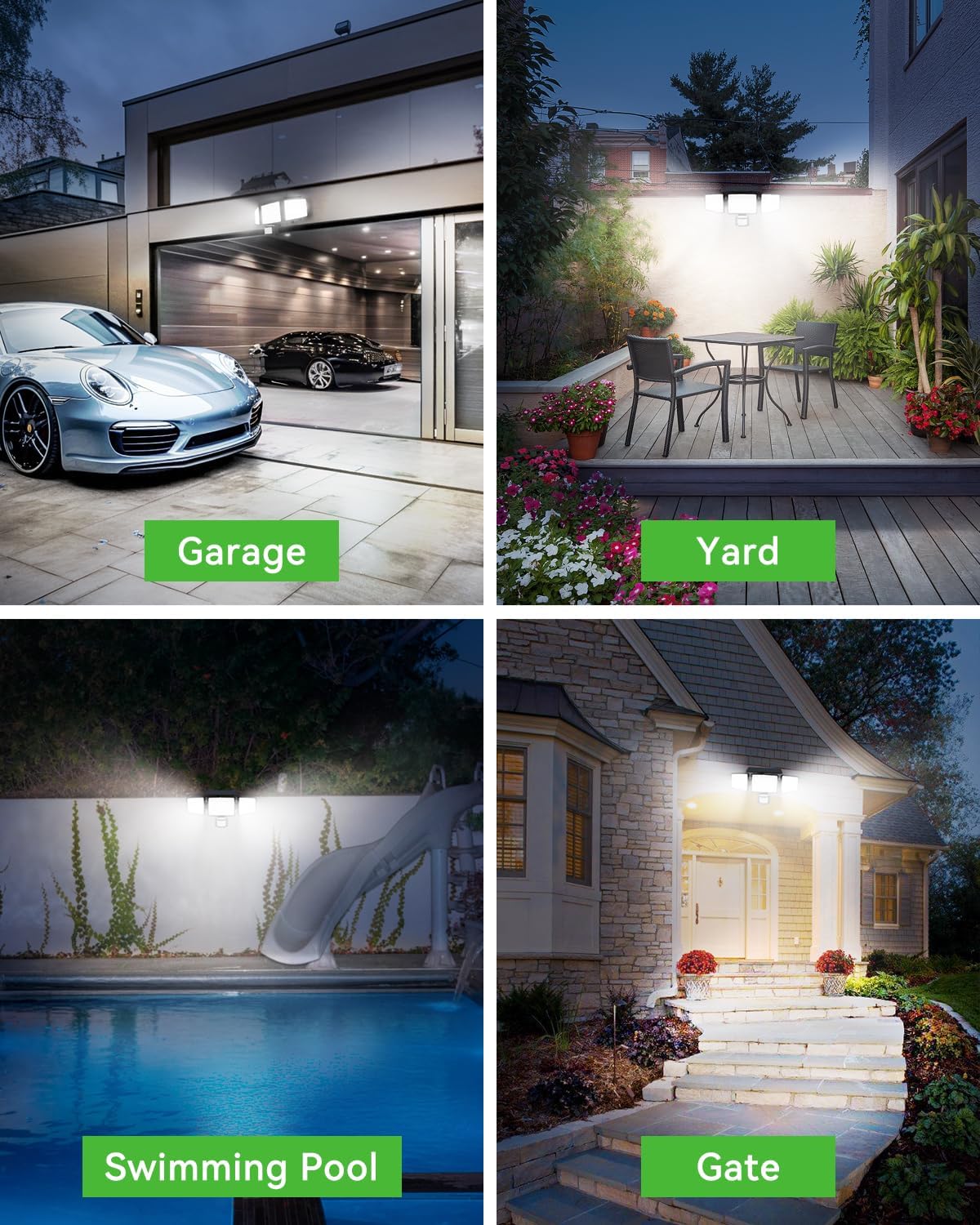 Nipify Faretto Led da Esterno Solare 302LED - immagine 6