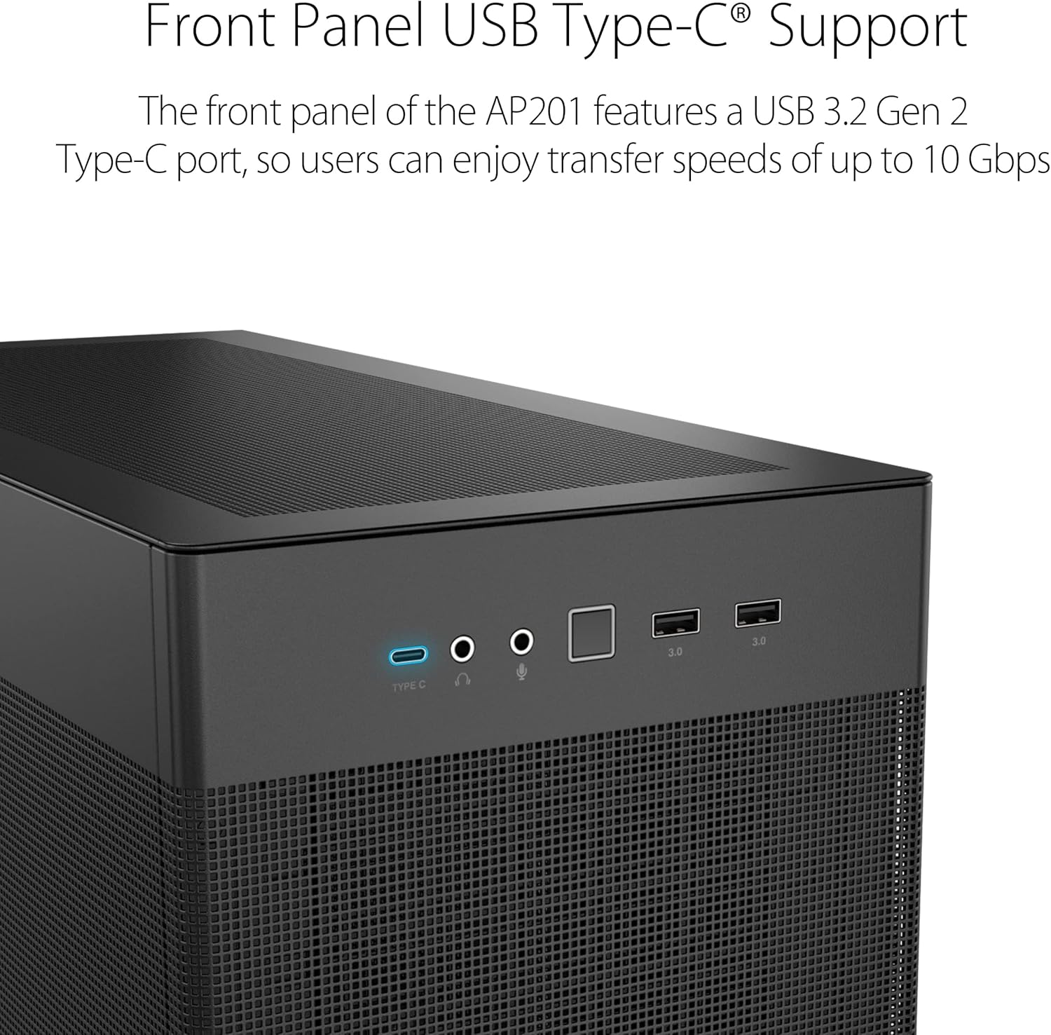 Asus Prime AP201 - Case MicroATX 33 Litri, Nero - immagine 6