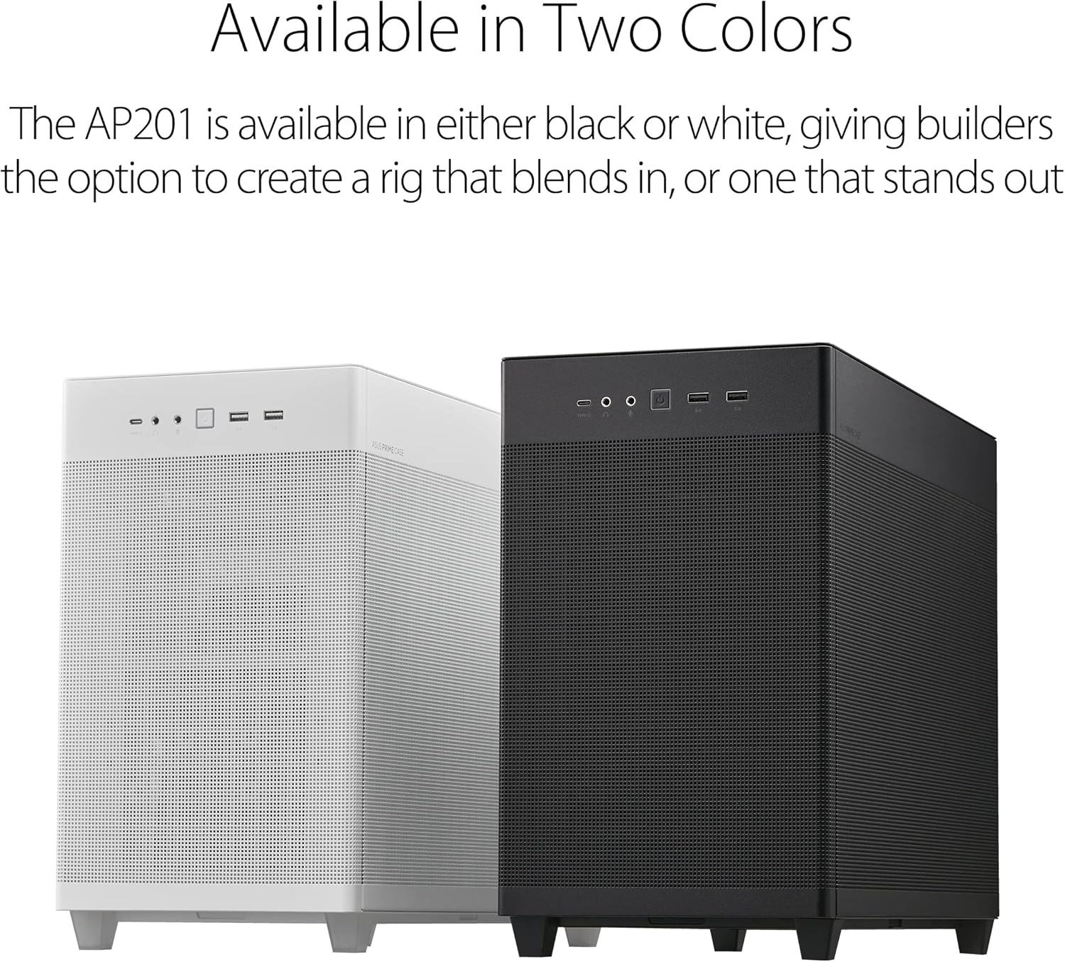 Asus Prime AP201 - Case MicroATX 33 Litri, Nero - immagine 7