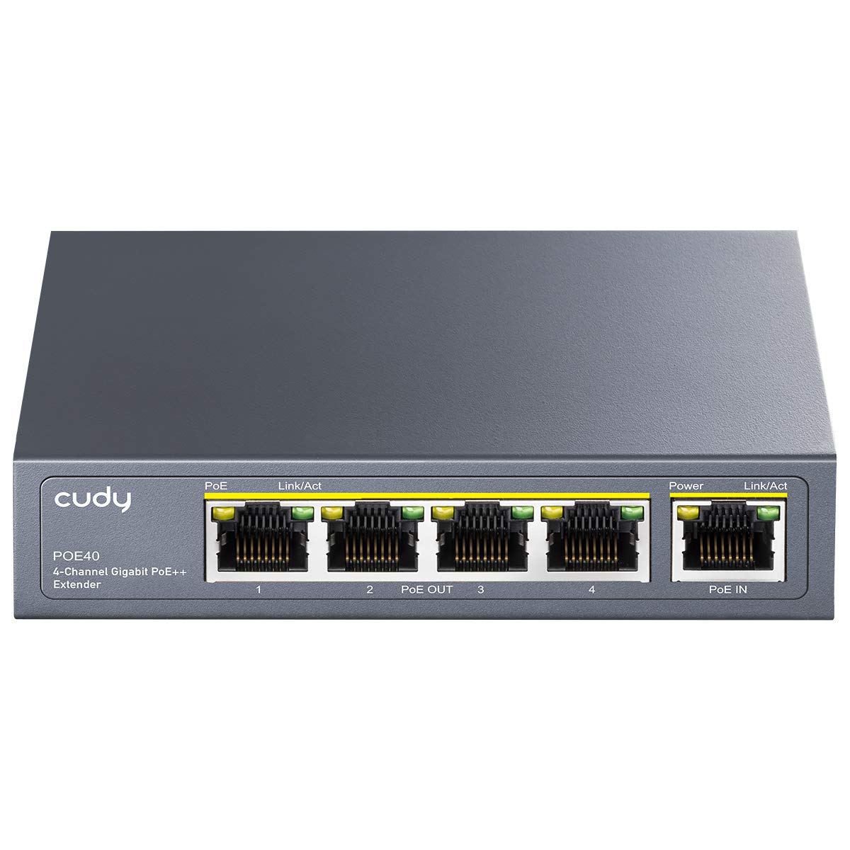 Cudy Extender PoE Gigabit 4 Canali 802.3bt/AT/AF
