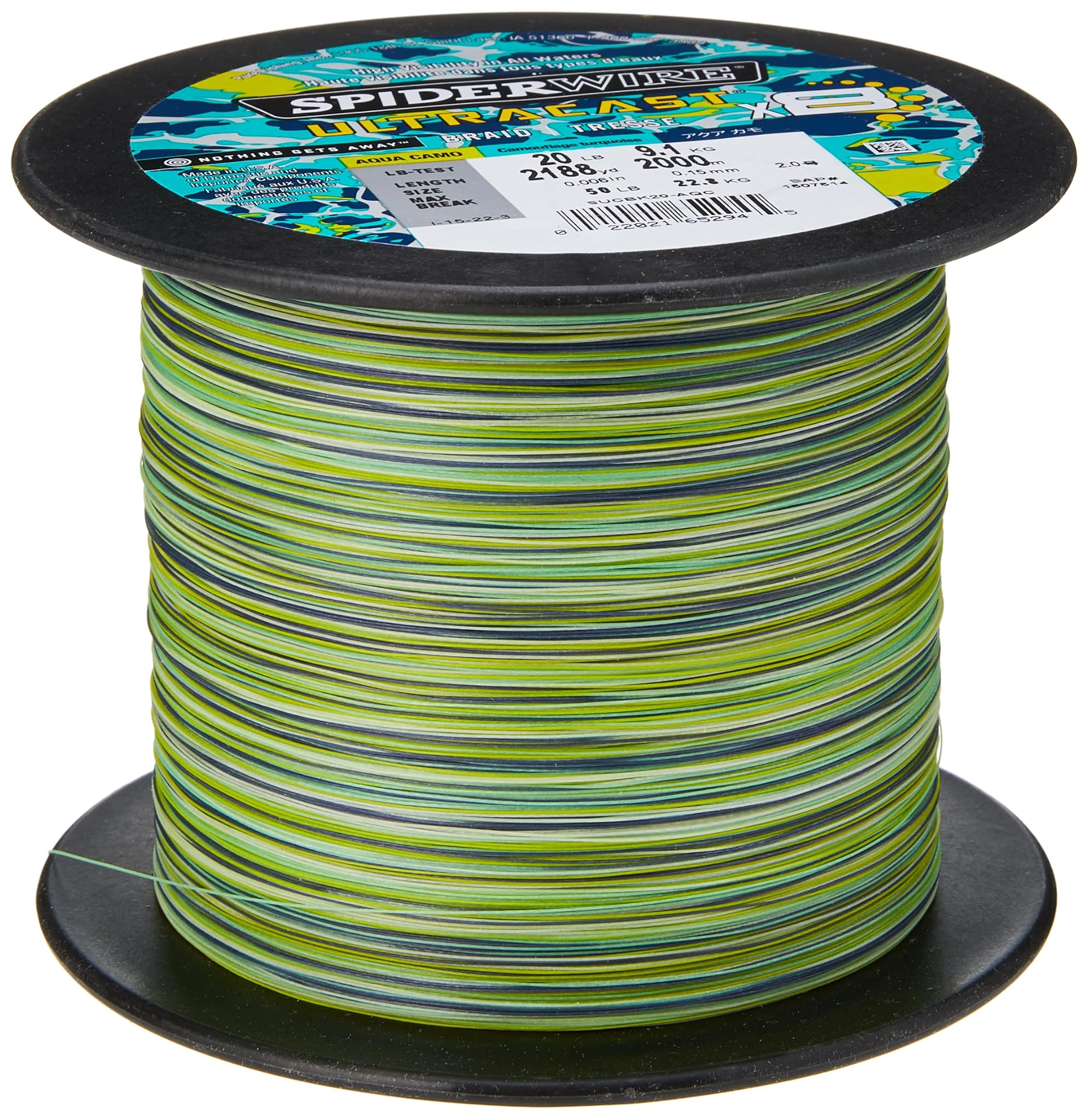 SpiderWire Ultracast Lenza da pesca intrecciata