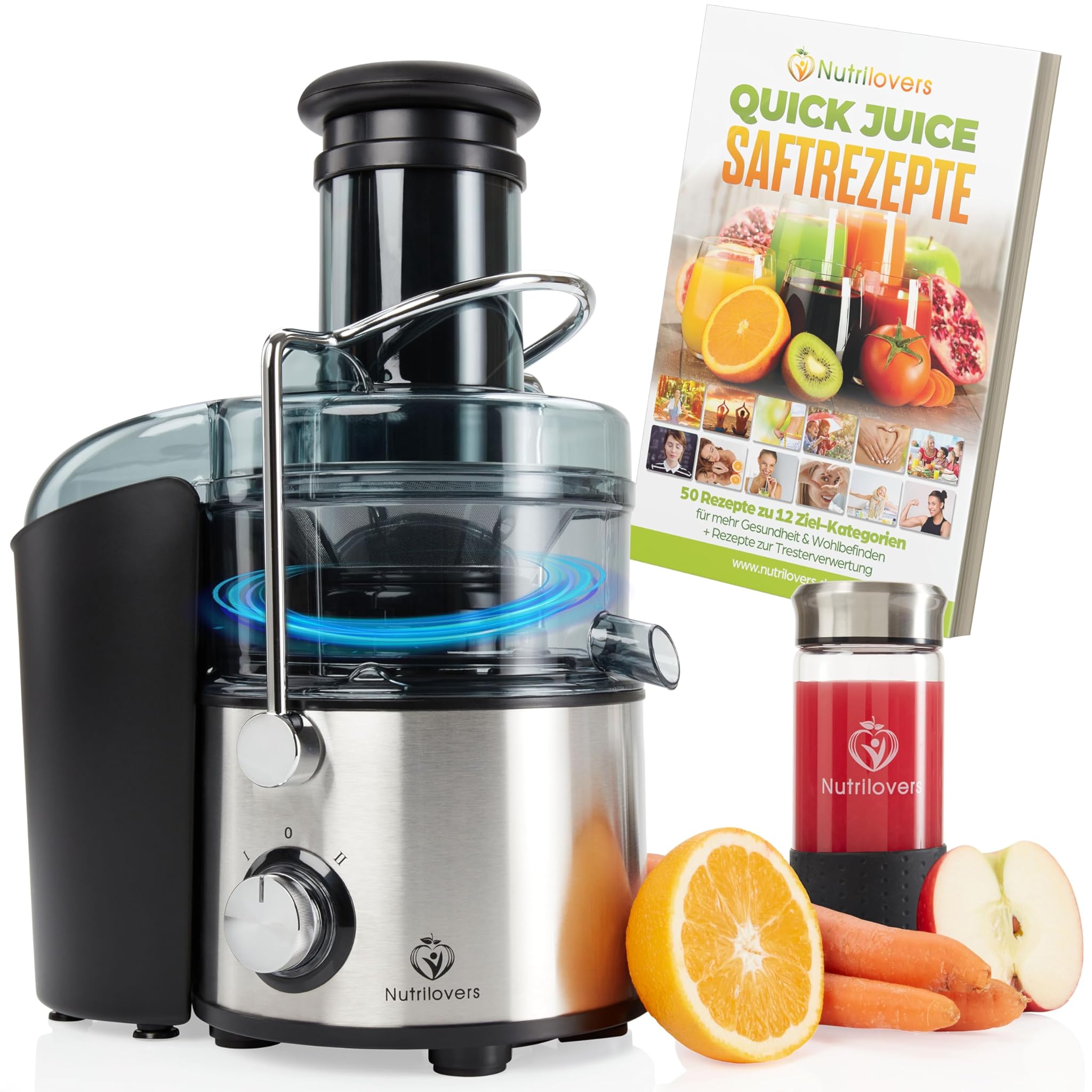 Nutrilovers QUICK-JUICER MAX - Spremiagrumi 800W