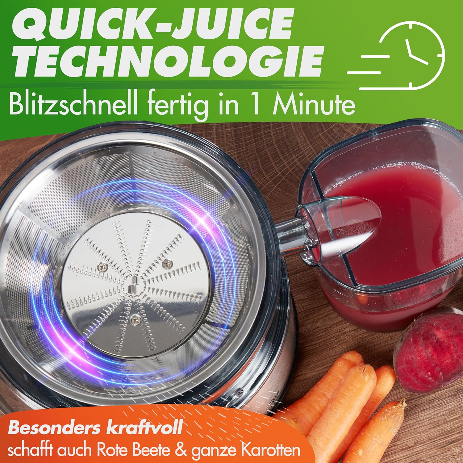 Nutrilovers QUICK-JUICER MAX - Spremiagrumi 800W - immagine 4