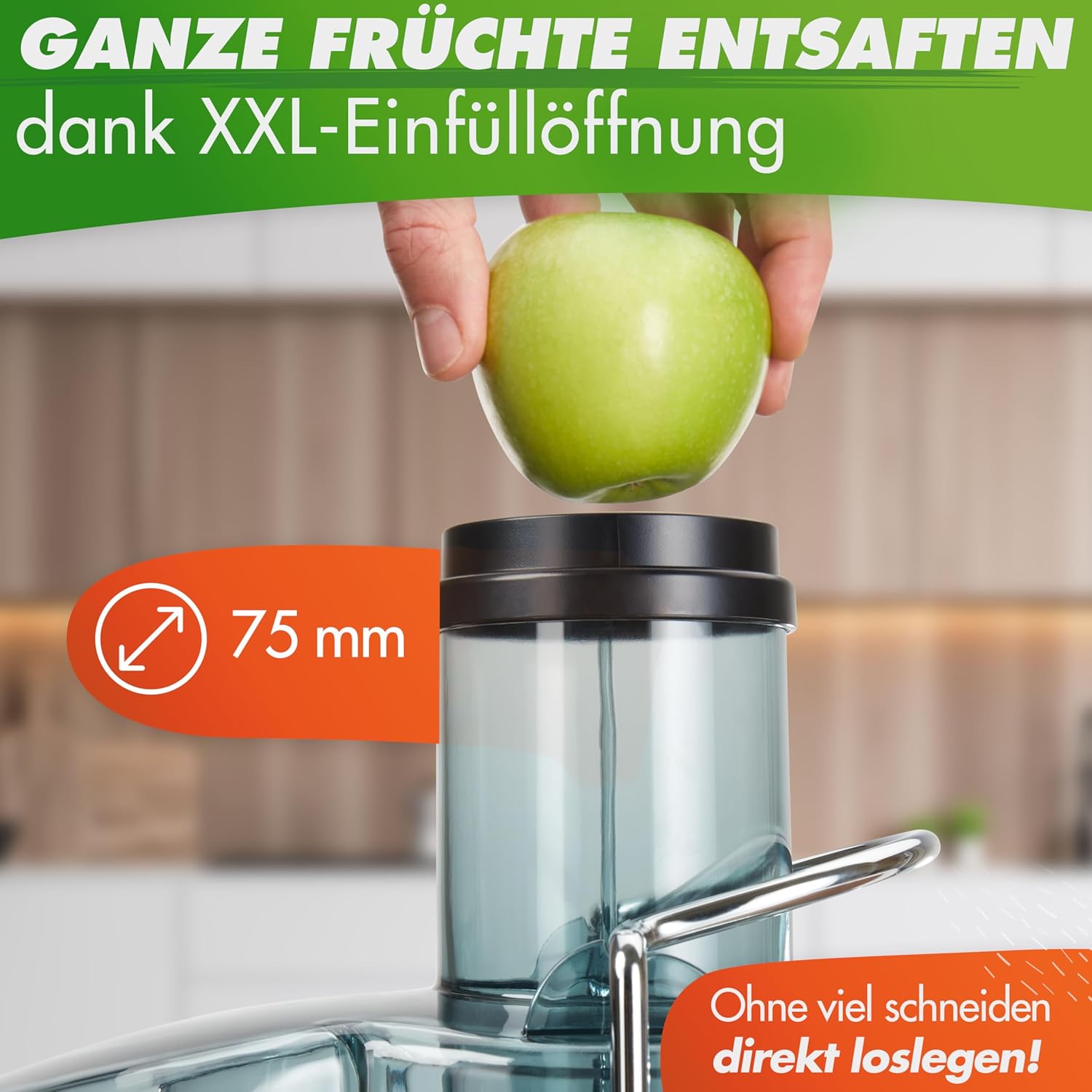 Nutrilovers QUICK-JUICER MAX - Spremiagrumi 800W - immagine 6