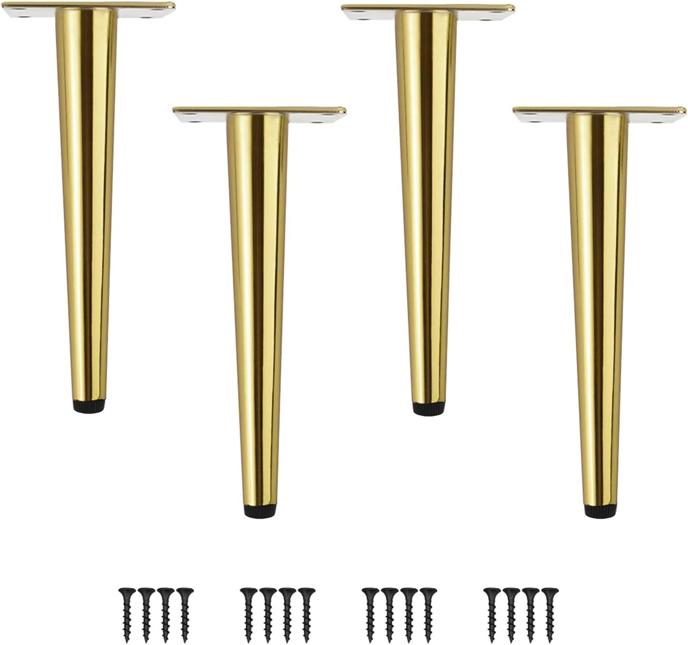 Piedini per Mobili in Metallo con Base Antiscivolo