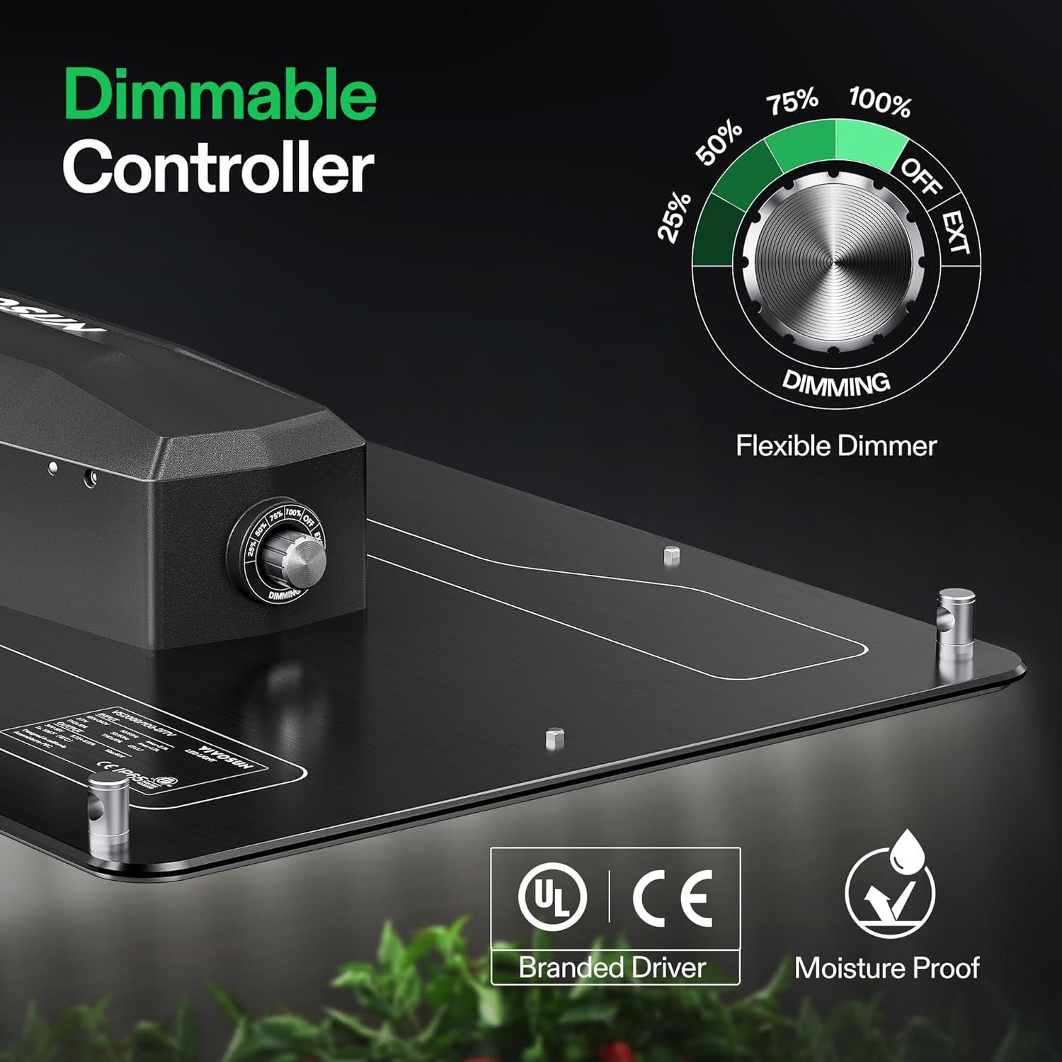 Vivosun VS2000 LED Grow Light Dimmable - immagine 5