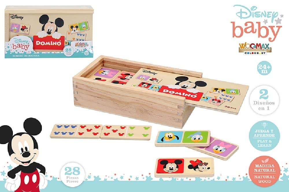 Disney Domino in Legno per Bambini - Topolino
