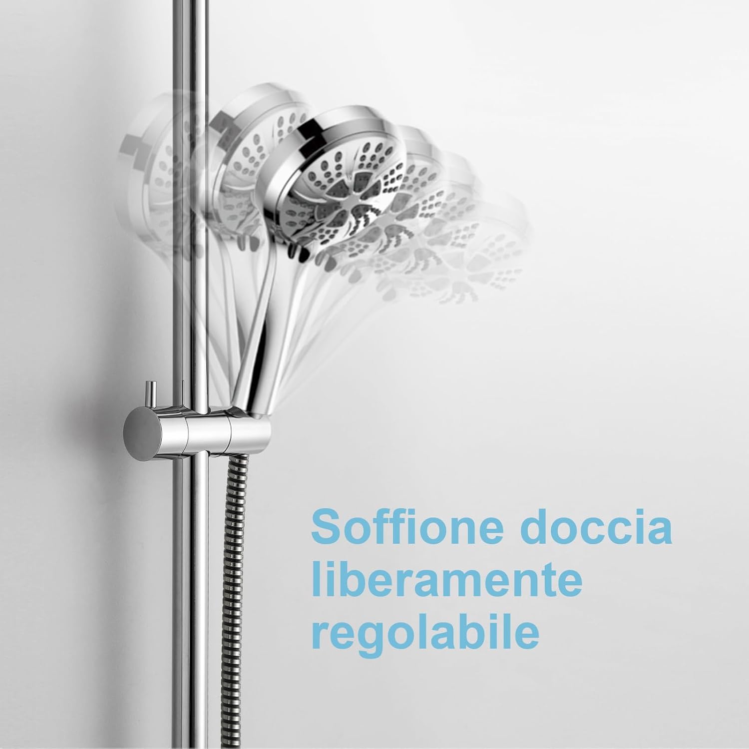 OFFO Saliscendi Doccia 100 cm, Cromo - immagine 4