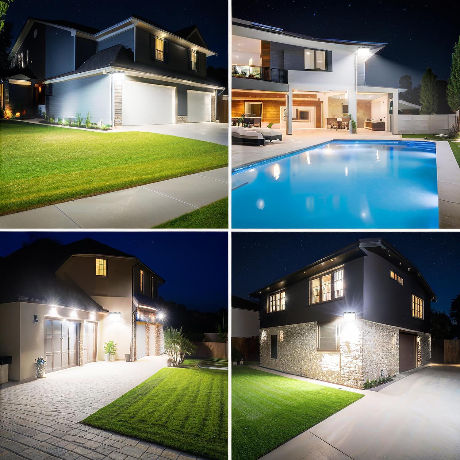 Tasinuo Faretto LED da Esterno 100W, 2 Pezzi - immagine 7