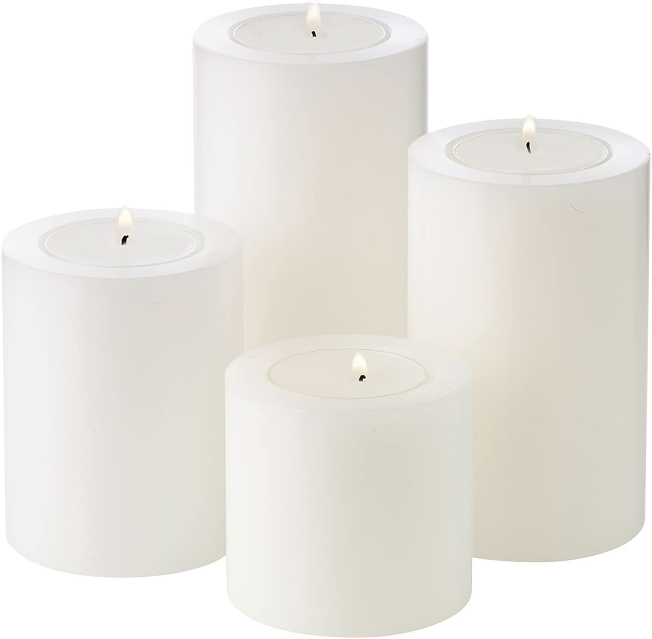 Edzard Set 4 Portacandele Cornelius Pine Ø 6cm - immagine 5