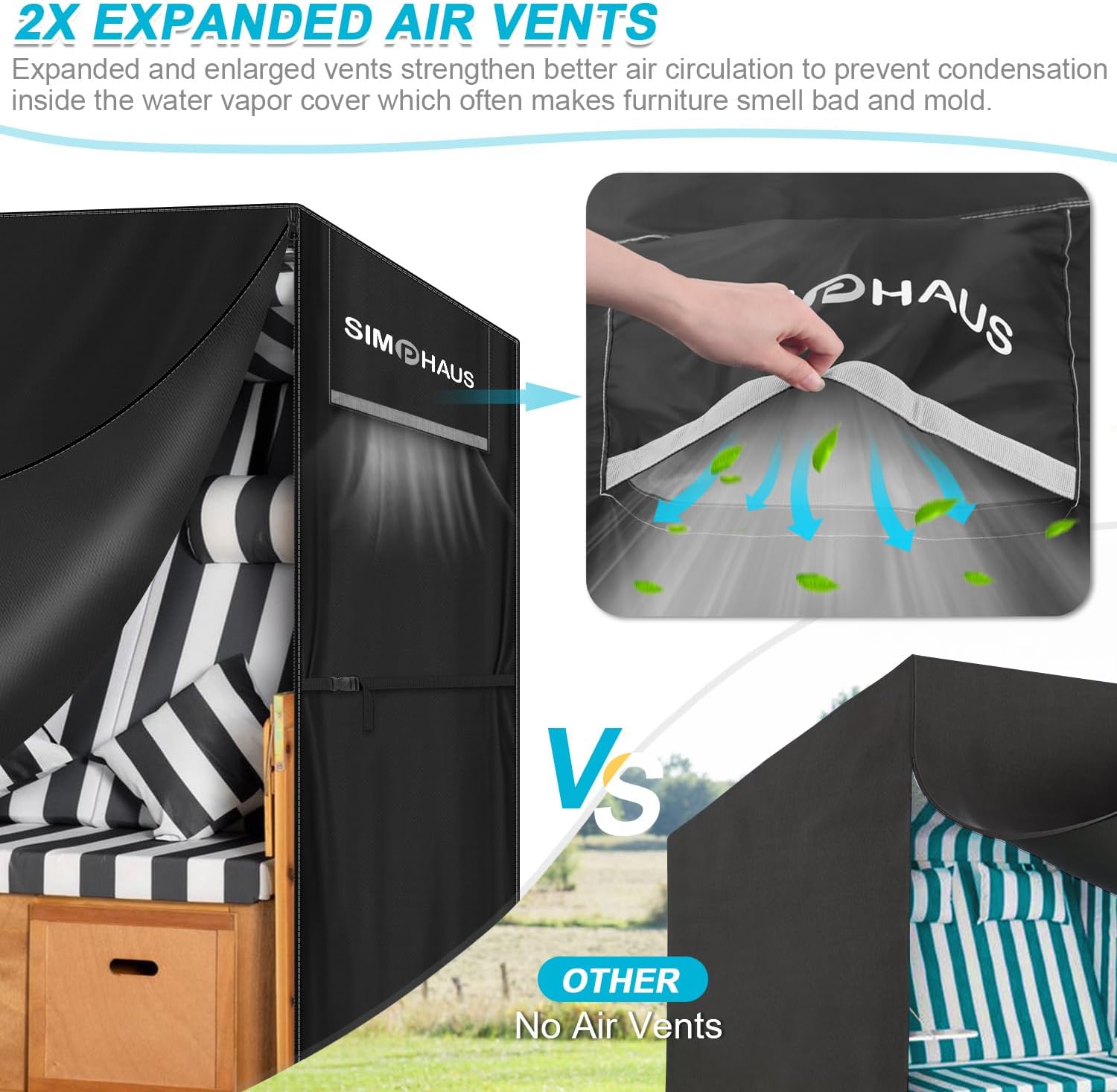 Copertura per Poltrona da Spiaggia Impermeabile - immagine 3