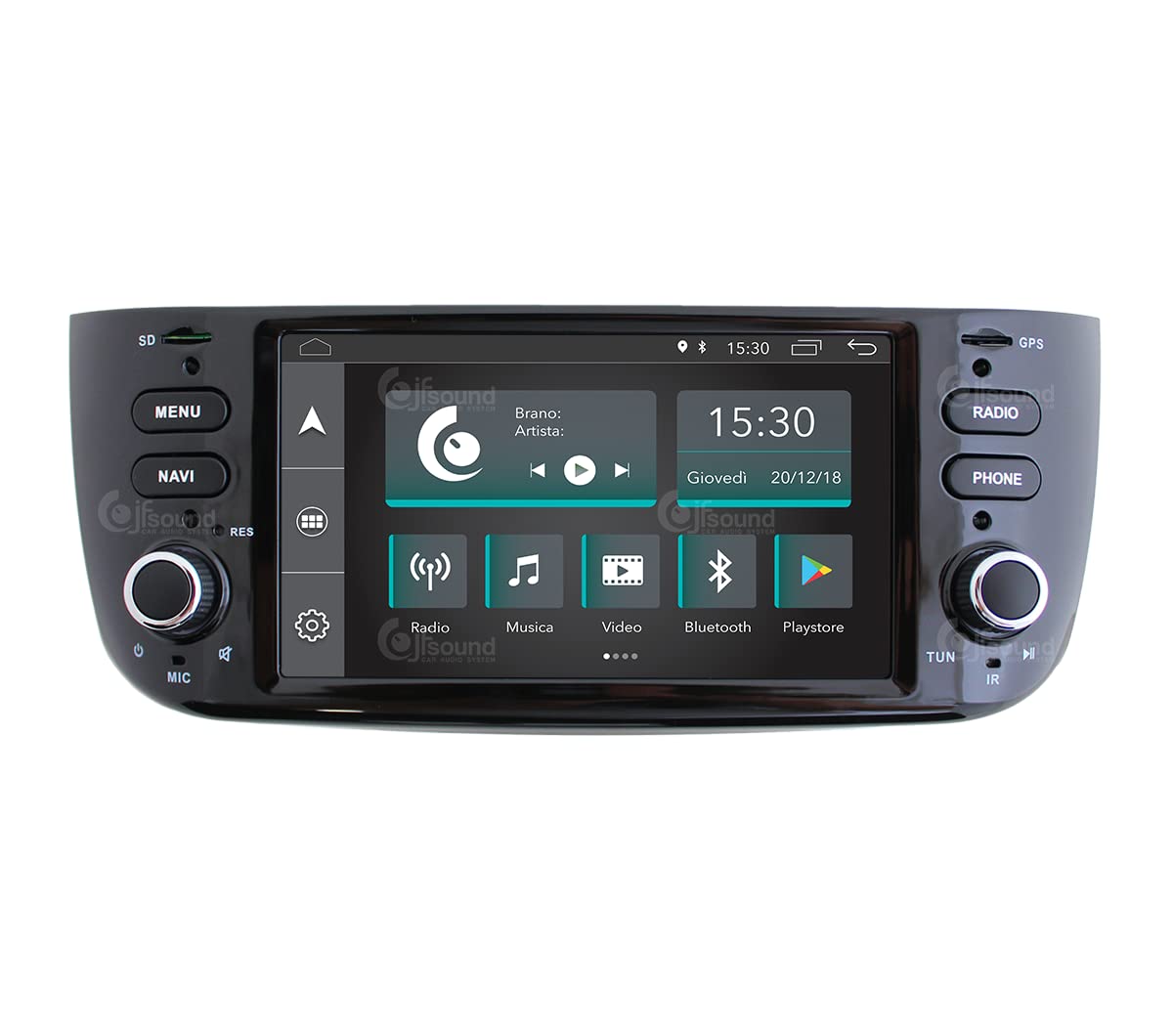 Autoradio Custom Fit per Punto Evo Android GPS
