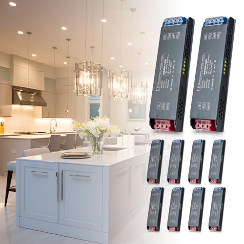 Brimeti Trasformatore LED 12V 200W Slim (10 Pezzi)