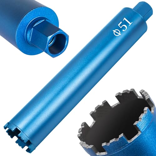 Corona Diamantata Carotaggio 1¼" UNC Ø51mm, 400mm