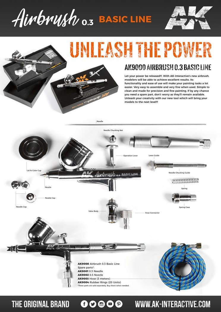 AK Interactive Aerografo 0.3