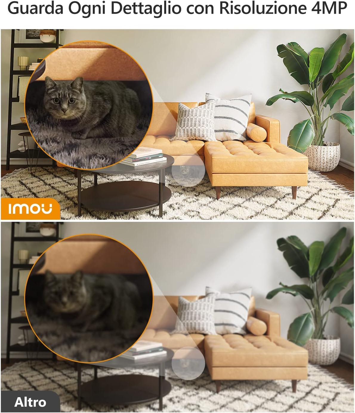 Imou 4MP Telecamera WiFi Interno con Crociera Automatica - immagine 3