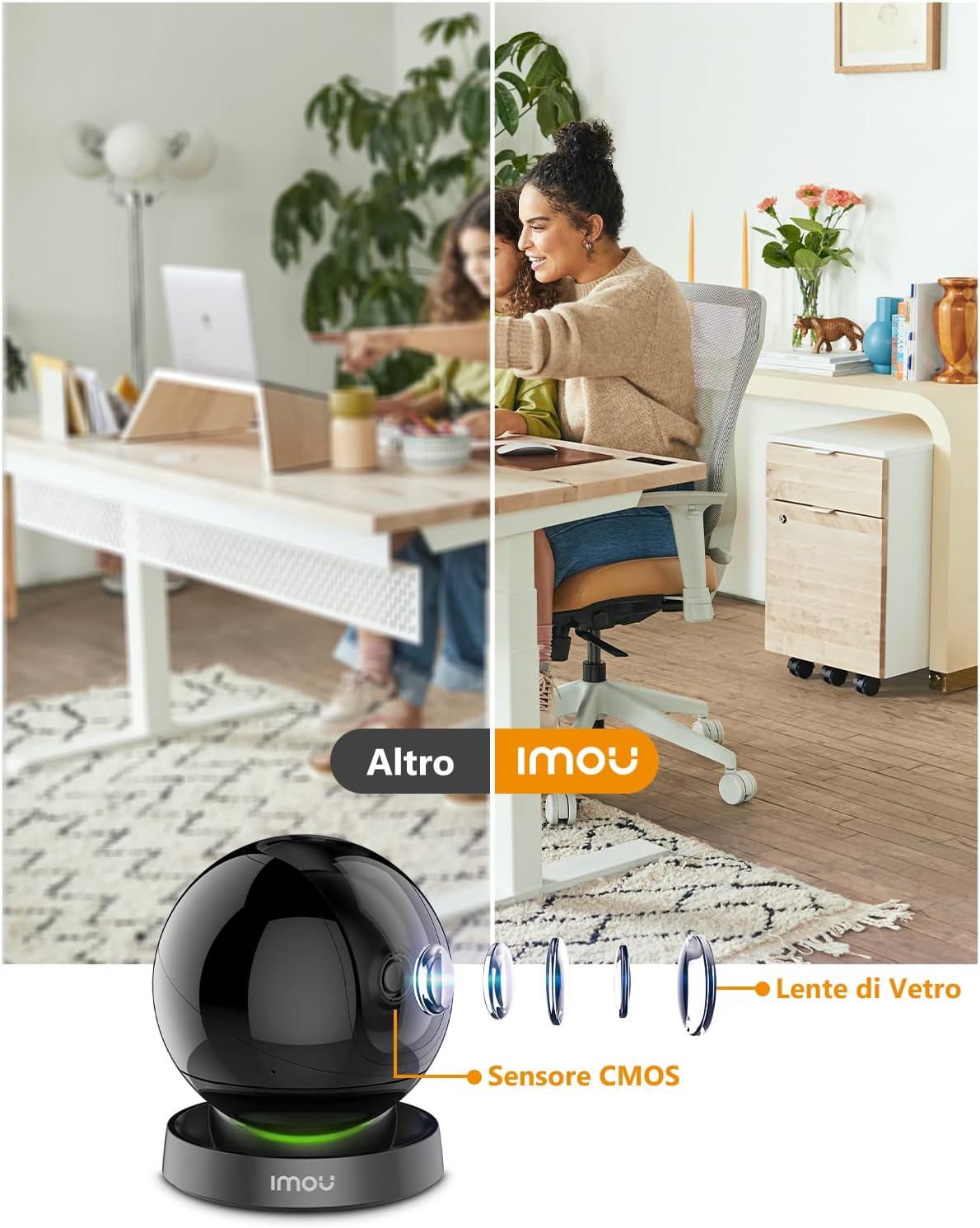 Imou 4MP Telecamera WiFi Interno con Crociera Automatica - immagine 7