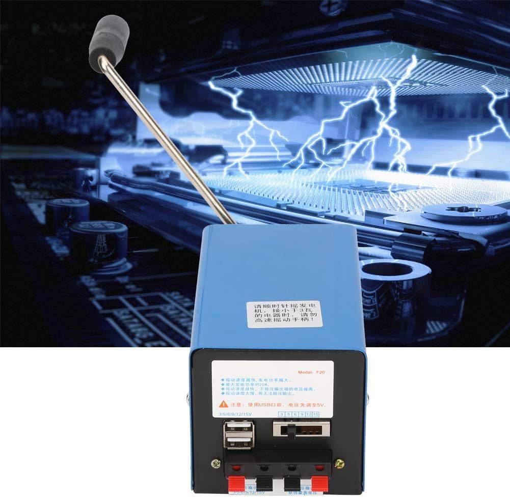 Generatore USB a Manovella Portatile - immagine 2