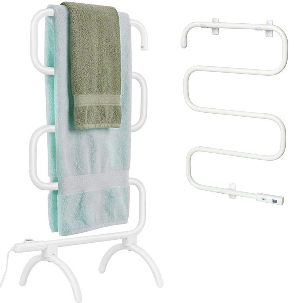 BAKAJI Scaldasalviette Elettrico 2in1 da Bagno