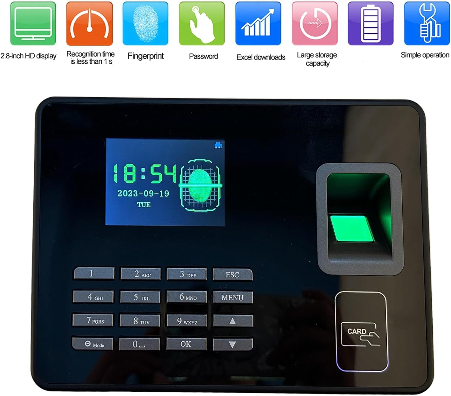 Macchina Presenza Dipendenti con Impronte Digitali - immagine 5