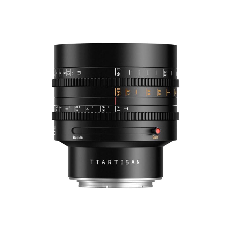 Ttartisan Obiettivo 50mm Full Frame T2.1, Nero