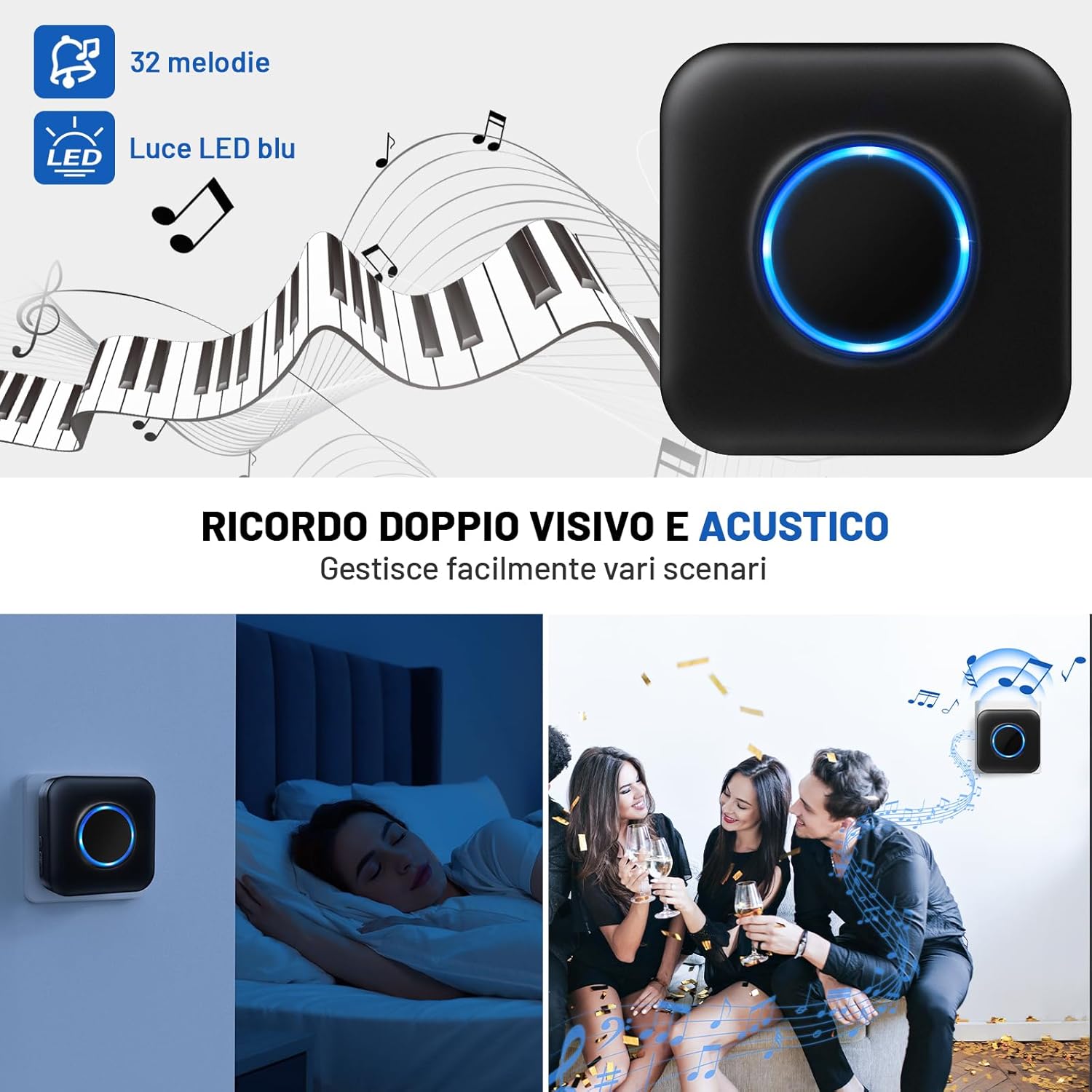 Bitiwend Inoltro Campanello per Blink 1st & 2nd Gen - immagine 5