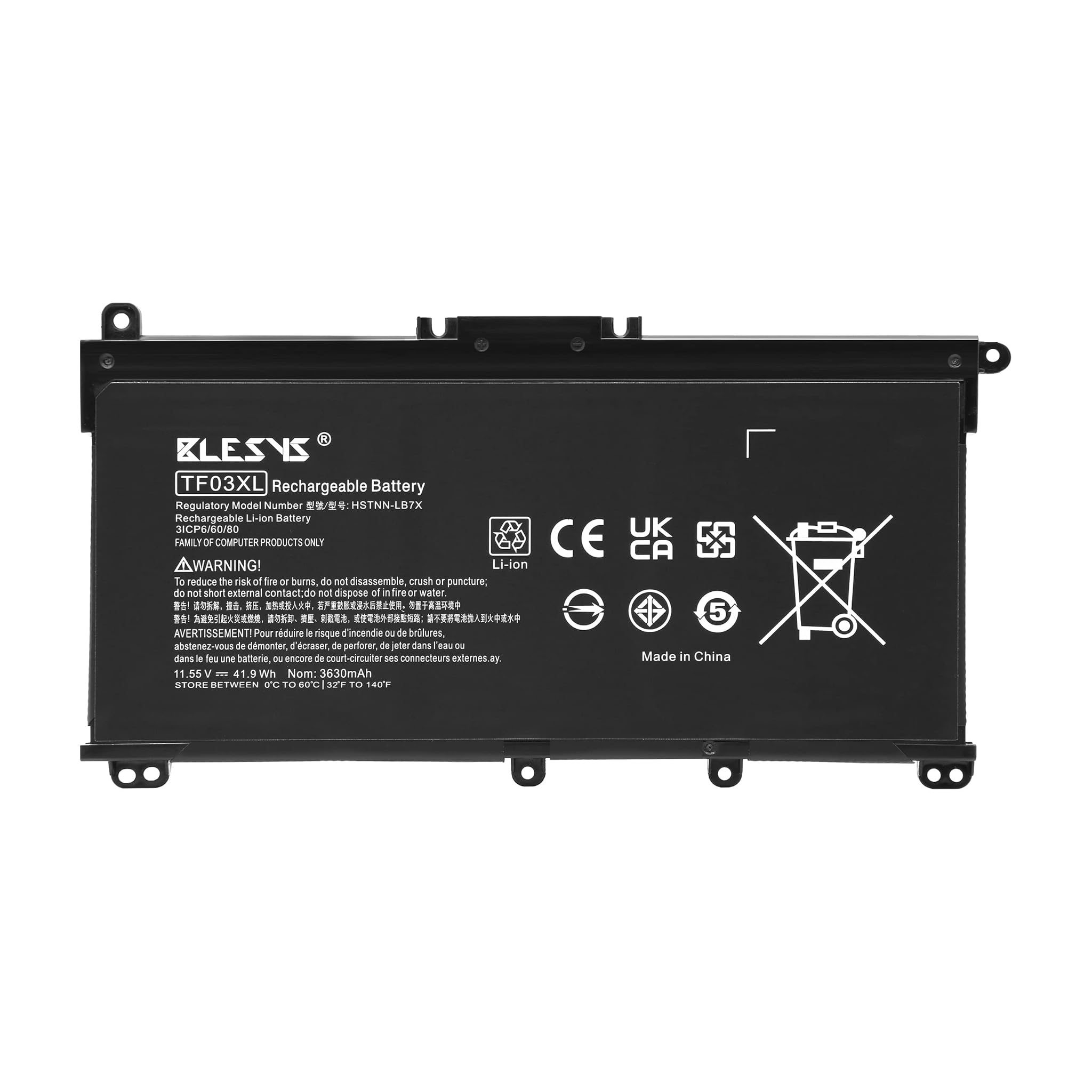 Blesys Batteria per HP Pavilion 15-ck0xx / 15-cc5xx Notebook