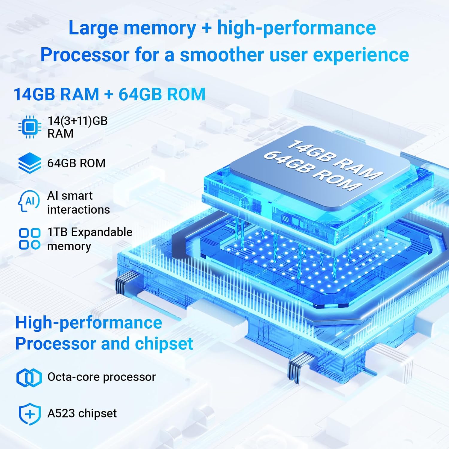 Whitedeer Tablet Android Octa-Core con Dock Altoparlante - immagine 5