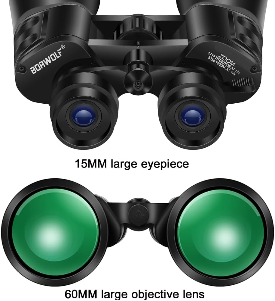 Borwolf Binocolo Professionale HD 10-30X - immagine 4