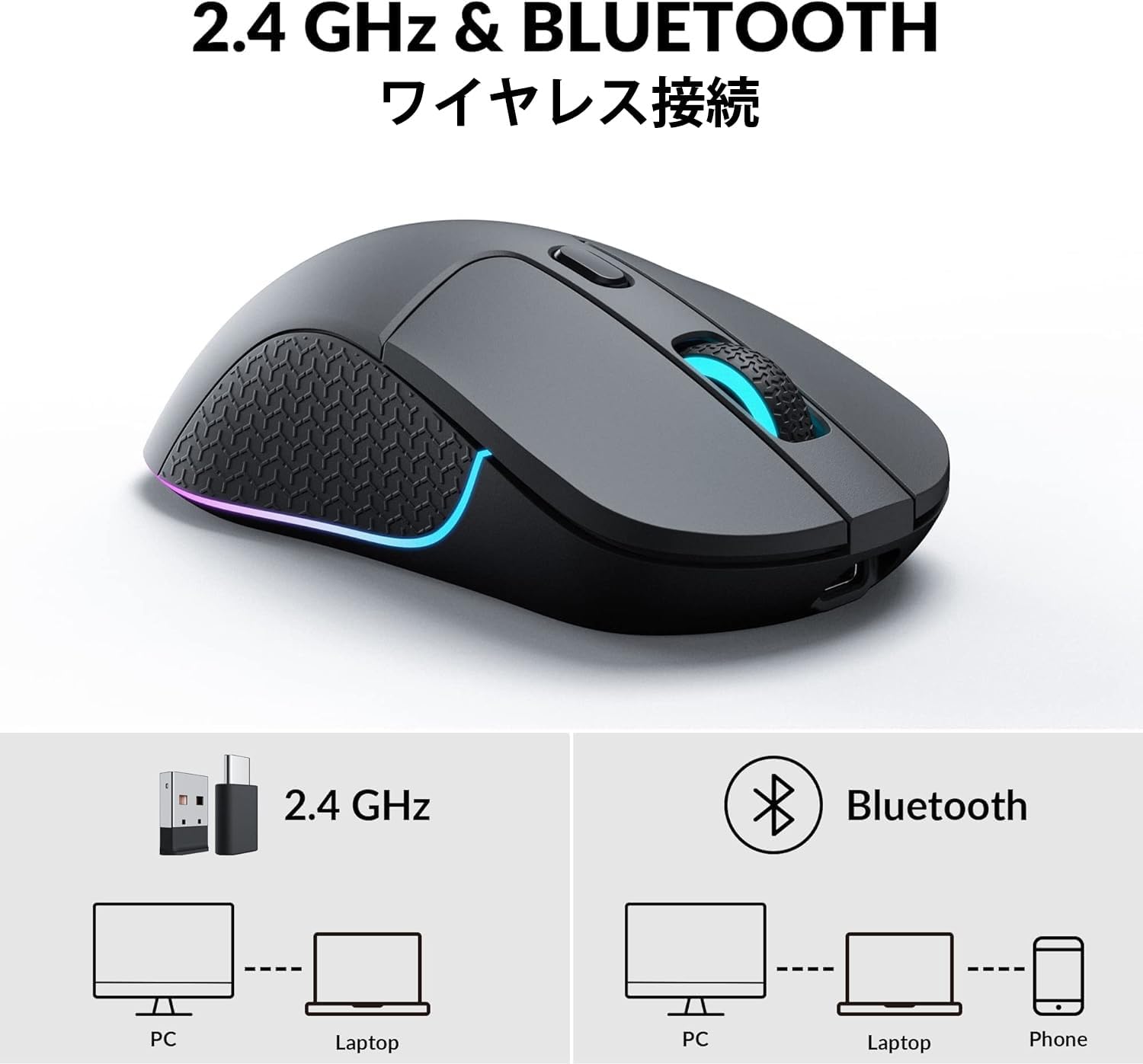 Key M3 WL Mouse bk M3-A1 - immagine 2