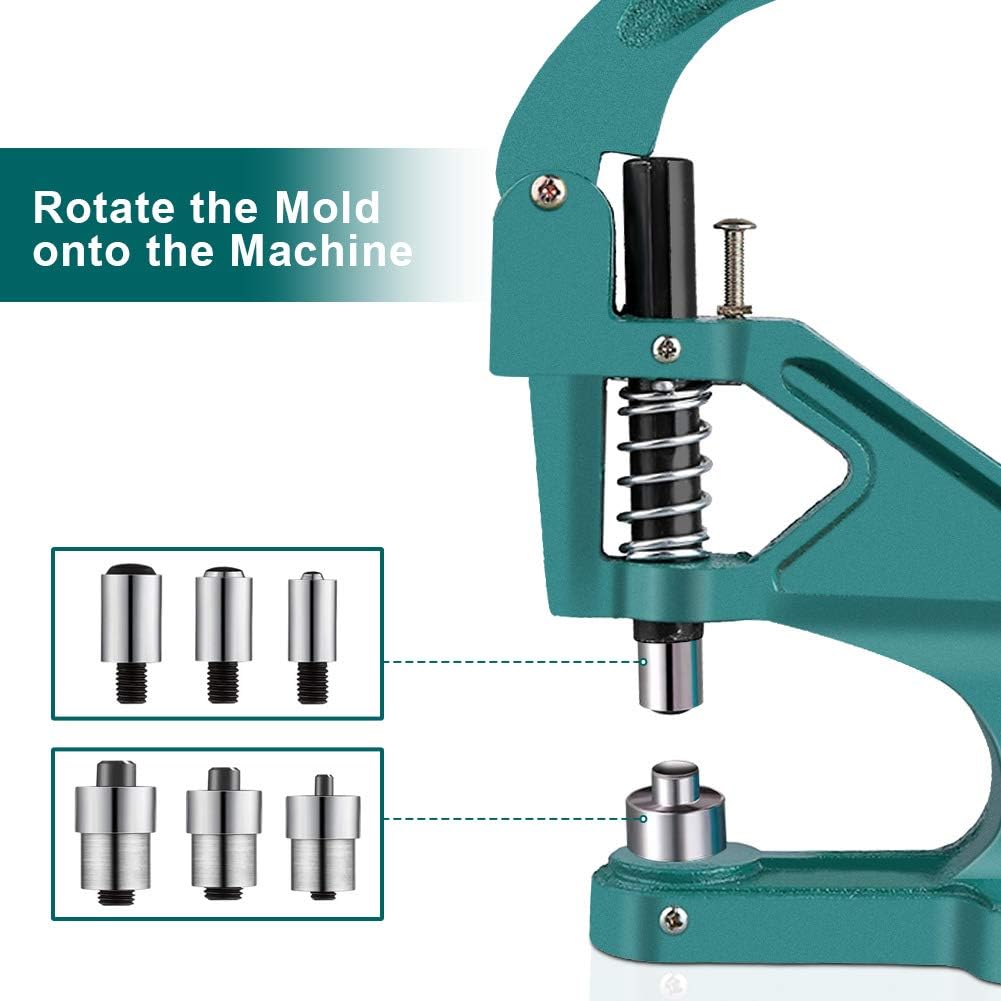 Macchina per Occhielli Professionale con 3 Filiere - immagine 3
