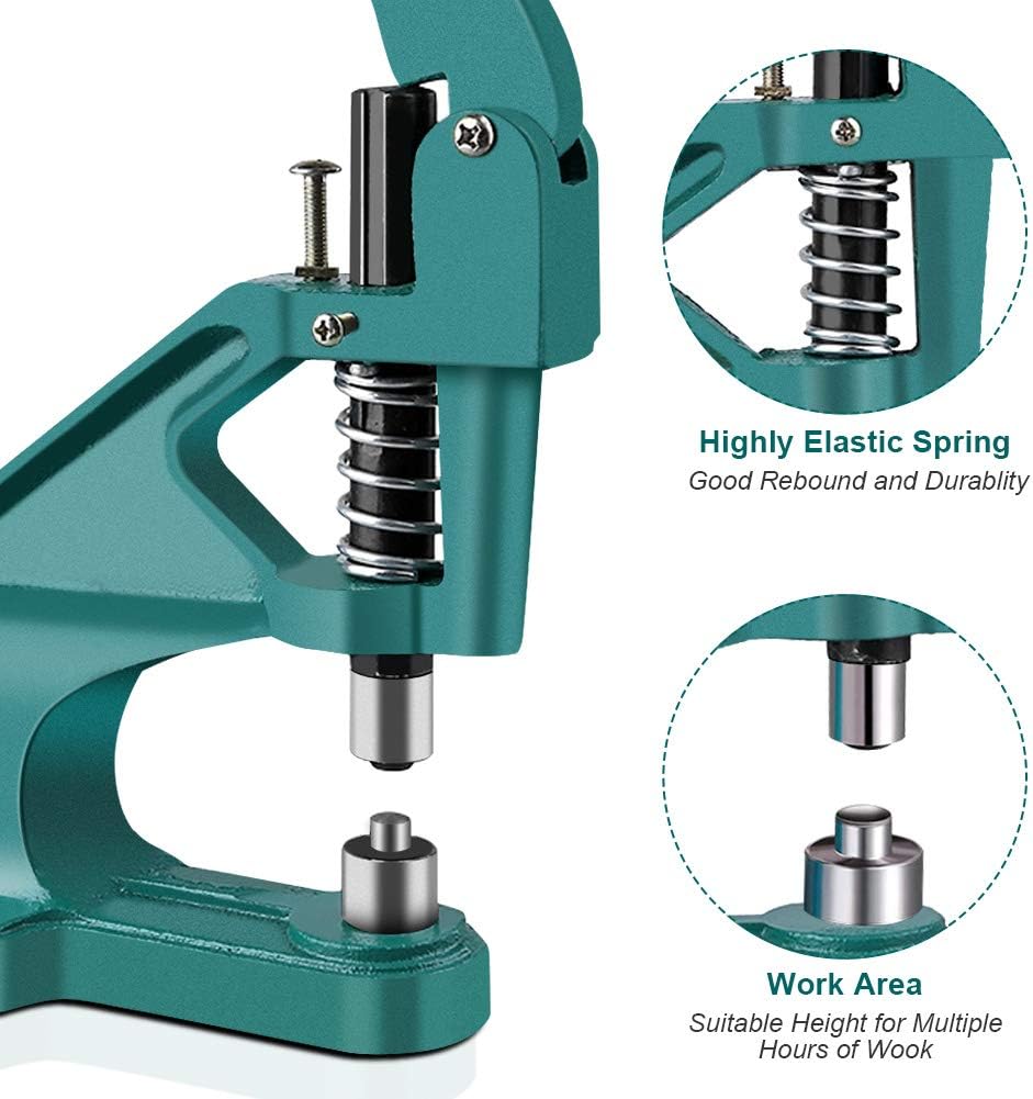 Macchina per Occhielli Professionale con 3 Filiere - immagine 5