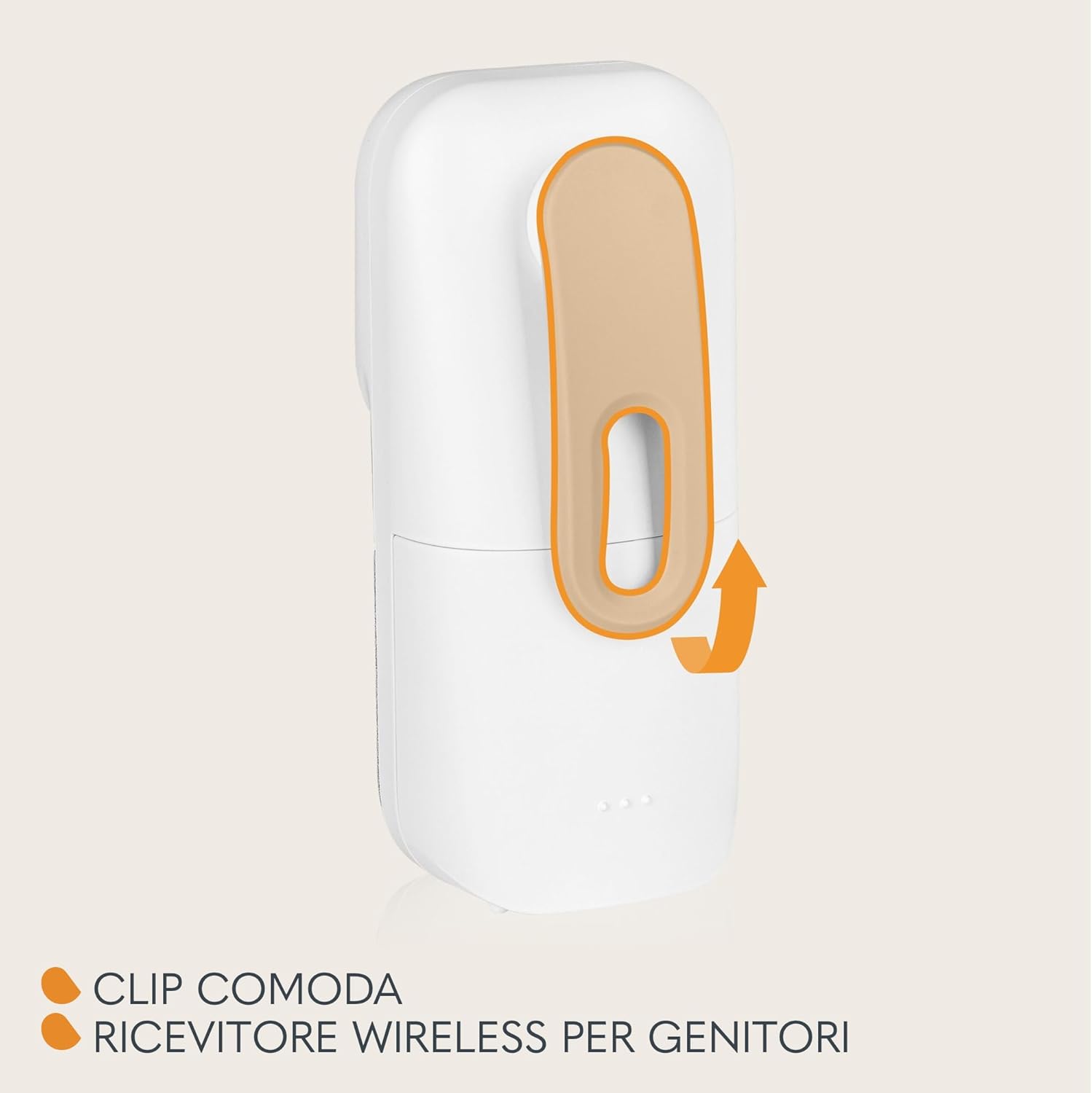 Lionelo Babyline 2.2 - Babymonitor Audio con Luce Notturna - immagine 8